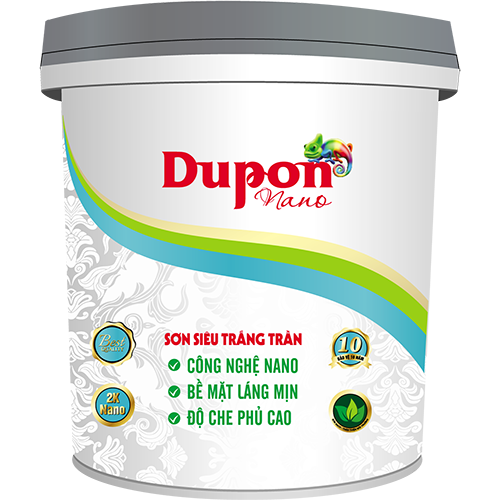 Sơn siêu trắng trần Dupon Nano